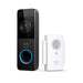 Eufy Security Battery Powered Video Doorbell Slim 1080p Black - Future Store