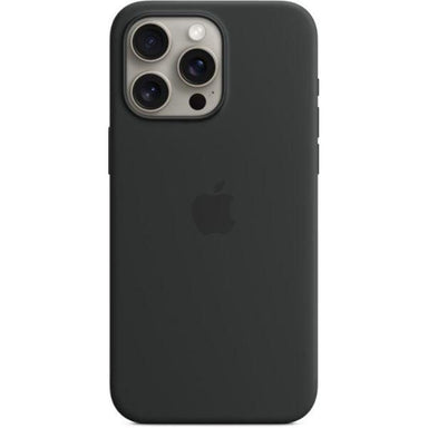 Apple Silicone Case With Magsafe for iPhone 15 Pro Black - Future Store