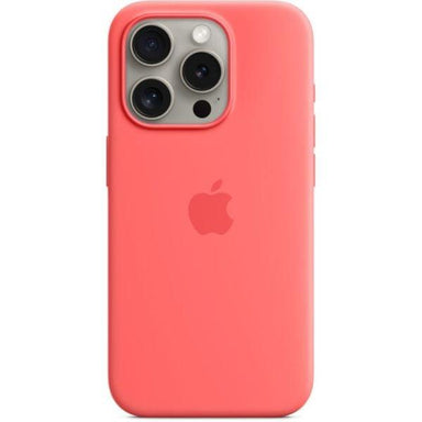 Apple Silicone Case With Magsafe for iPhone 15 Pro Guava - Future Store