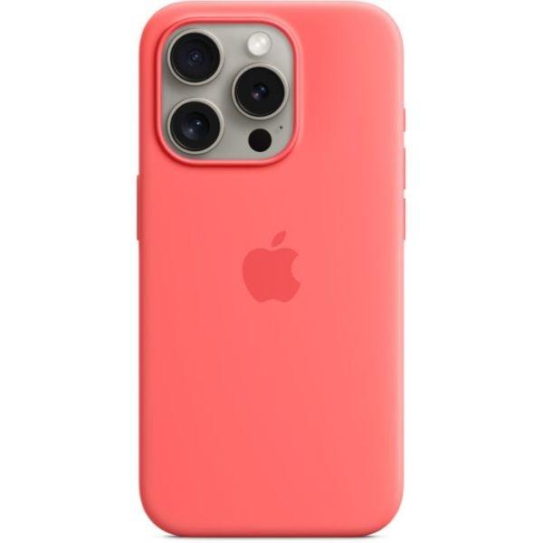 Apple Silicone Case With Magsafe for iPhone 15 Pro Max Guava - Future Store