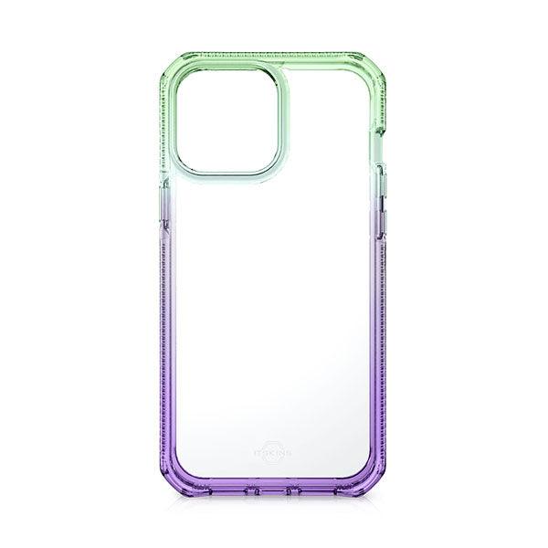 ITSKINS Supreme Prism Series Cover for Iphone 13Promax Light Green Purple - Future Store