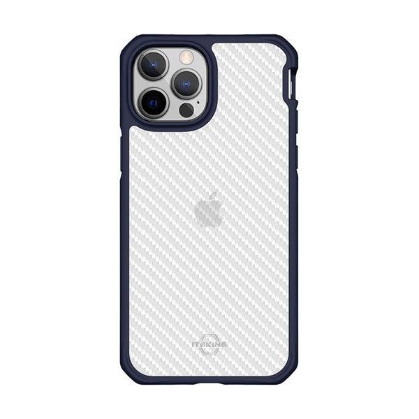 Itskins Hybrid Tek Case 2M Drop Safe iPhone 13 Pro Deep Blue And Transparent - Future Store
