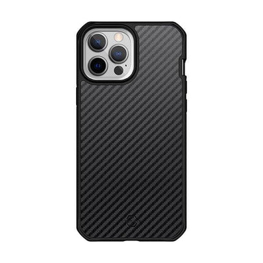 ITSKINS Hybrid Mag Carbon Series Cover For Iphone 13 Pro Black - Future Store