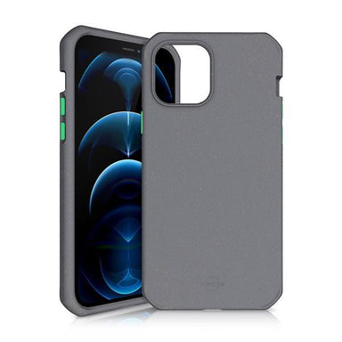 Itskins Feroniabio Summit Case For Iphone 12 / 12 Pro 3M Anti Shock -Grey And Green - Future Store