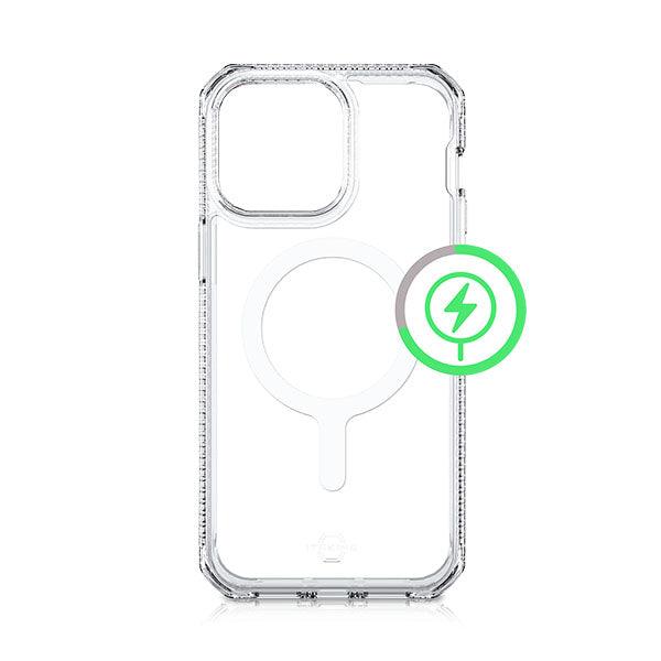 Itskins Hybrid Clear Case Compatible With Magsafe iPhone 14 Pro Transparent - Future Store