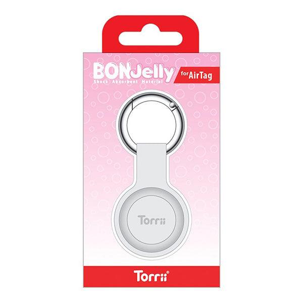 Torrii Bonjelly Silicone Key Ring For Apple Airtag White - Future Store
