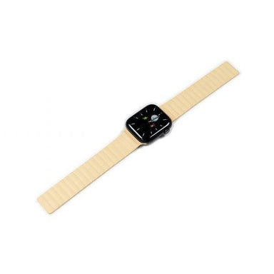 Torrii Saturn Silicone Magnetic Apple Watch Band for Ultra 49/ 45/ 44 /42 mm Cream - Future Store