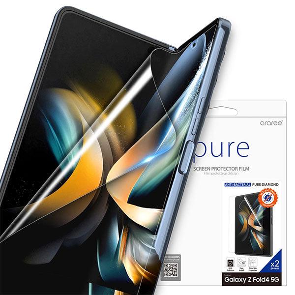Araree Pure Diamond Inside Screen Protector Eup Film Samsung Galaxy Z Fold 4 Clear 2Pcs - Future Store