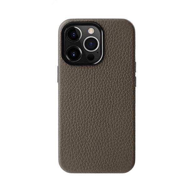 Melkco Paris Premium Leather Case For iPhone 13 Pro Grey - Future Store