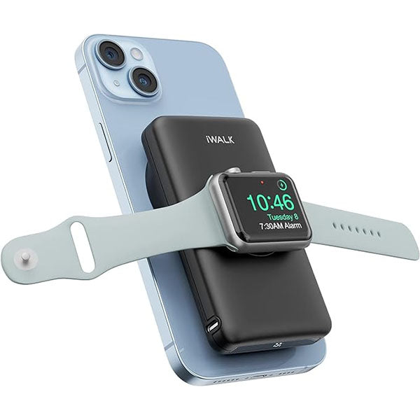 iWALK MAG-X Magnetic 10000mAh Wireless Power Bank with iWatch Charger-NNXZ