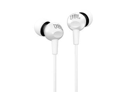 JBL C100 Si In Ear Phone With Mic White ETG4 Future Store