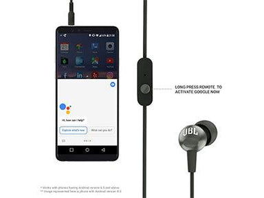 Jbl C200 Si In Ear Phone With Mic Black - Future Store