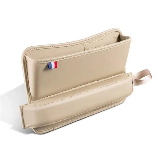 PU Leather Car Seat Gap Filler Organizer Peach - Future Store
