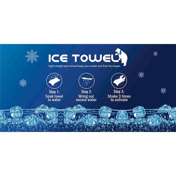 Ice Towel Light Weight Cooling Towel Green - Future Store