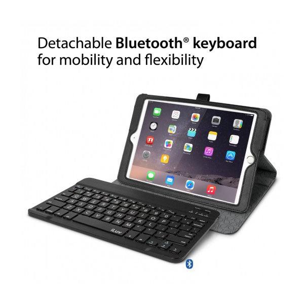 iLuv Portifolio Jacket with Bluetooth keyboard for iPad Air 2 Black - Future Store
