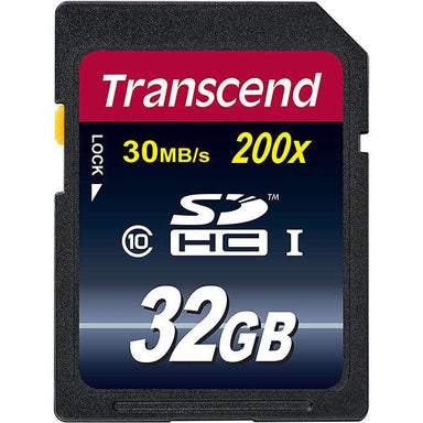 Transcend 32GB SDHC Class 10 Flash Memory Card with Card reader - Future Store