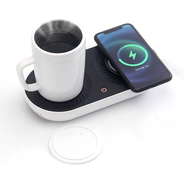 Minxue 3in1 Coffee Cup Warmer & Cooler with Wireless Charging - Future Store