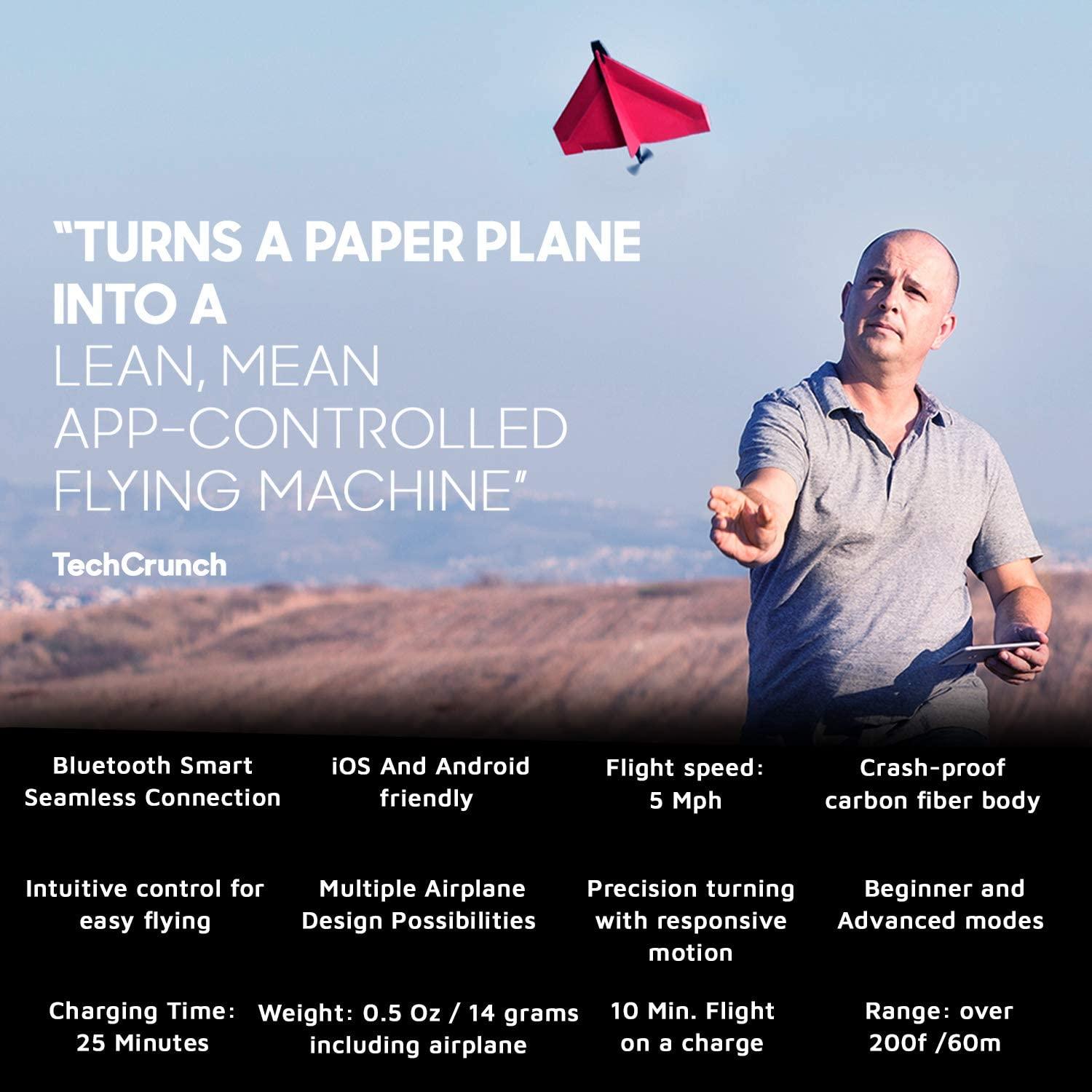 Powerup 3.0 Smartphone Controlled Paper Airplane