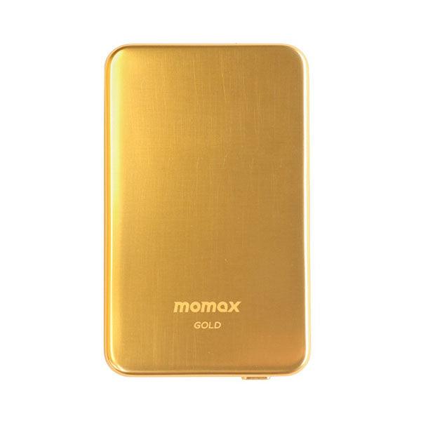 Momax Q.Mag Power 6 5000mAh Magnetic Wireless Battery Pack (Gold) - Future Store