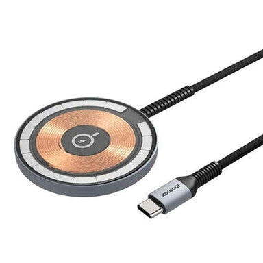 Momax Q.Mag Magnetic Wireless Charger (Grey) - Future Store