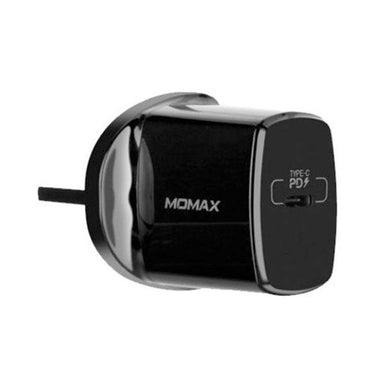 Momax One Plug Usb Type-C Pd Fast Charger - Black - Future Store