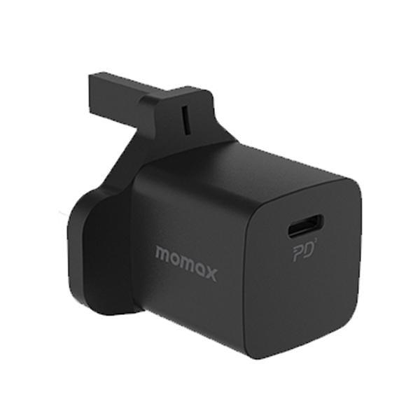 Momax One Plug 20W Mini Usb-C Charger - Black - Future Store