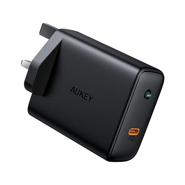 Aukey 60W Pd Wall Charger With Gan Power Technology (Pa-D4 Black) - Future Store