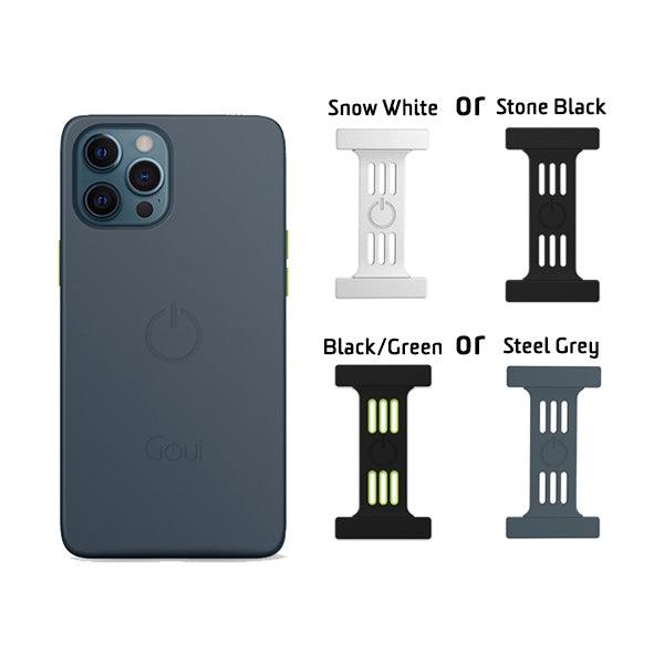 Goui Magnetic Case For Iphone12/12Pro With Magnetic Bars - Stell Grey With One Free Strap