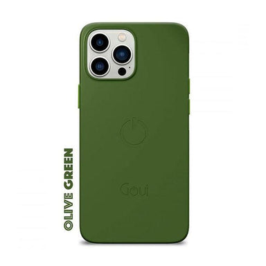 Goui Magnetic Cover For iPhone 14 Pro with Magnetic Bars Olive Green - Future Store