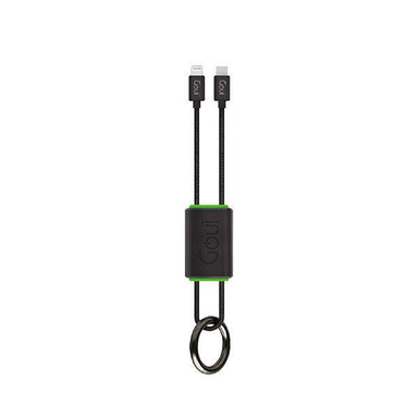 Goui Lock Lightning to Type-C key chain cable 27cm Black - Future Store