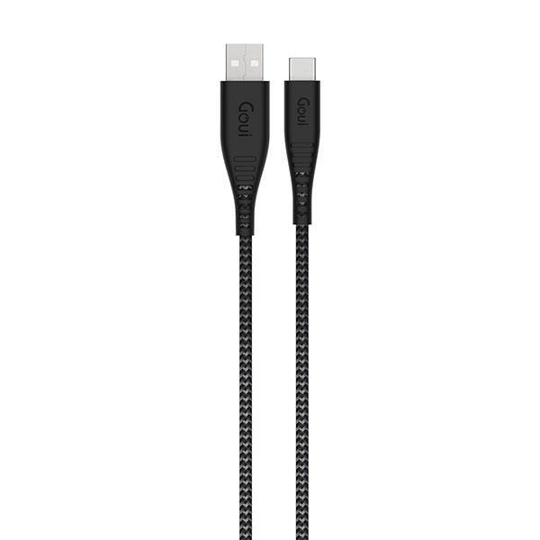 Goui Super Strong Flex Type C USB A 18W Cable 1.5M Black Grey - Future Store