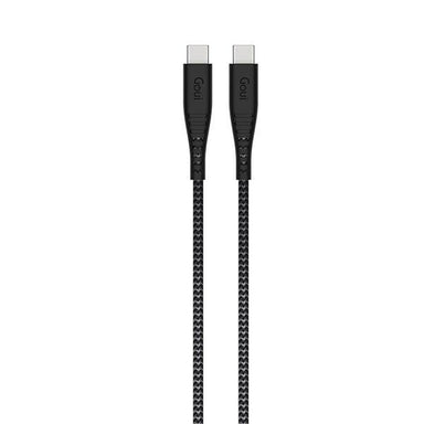 Goui Super Strong Flex Type C to Type C 100W Cable 1.5M Black Grey - Future Store
