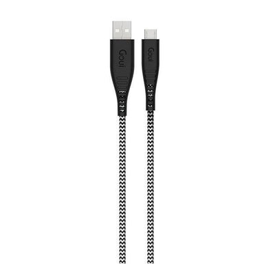 Goui Super Strong Flex Micro USB Cable 1.5M Black White - Future Store