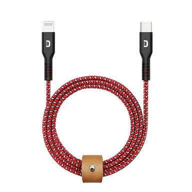 Zendure SuperCord USB-C to 8pin MFI Lightning Cable Red - Future Store