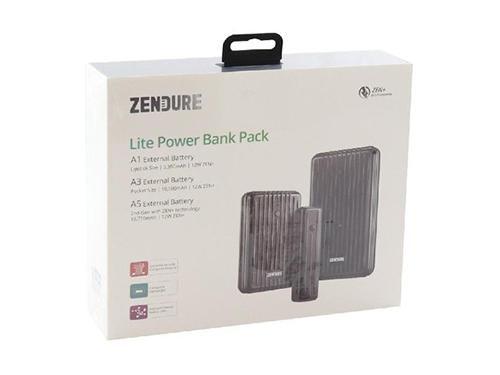 Zendure Lite Power Bank Pack ( Zda1P33-Bk1+Zda3P33-B+Zda5P33-B)(850006872404) - Future Store