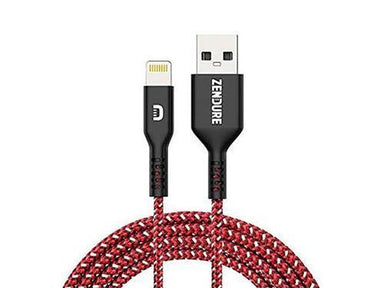 Zendure Ultra-Durable Kevlar Supercord Super Strong Cable -Red - Future Store