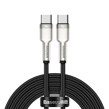 Baseus Cafule Series Metal Data Cable Type-C to Type-C 100W 1M Black - Future Store