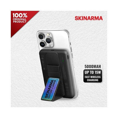 SkinArma Kira Kobai 5000 mAh Magnetic wireless Power Bank with Smart Grip Stand - Future Store