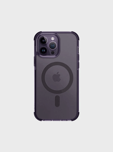 Uniq Hybrid Iphone 14 Pro Magclick Charging Combat (Af) Fig (Purple) - Future Store
