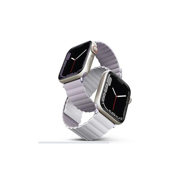 Uniq Revix Reversible Magnetic for Apple Watch Strap 45/44/42mm (Lilac/White) - Future Store