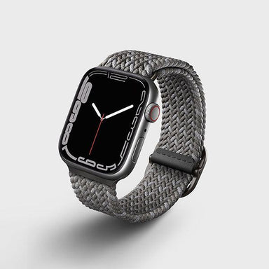 Uniq Aspen DE Apple Watch Strap 45/44/42mm Pebble Grey - Future Store