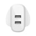 Belkin Wall Charger Dual Port With 1M Lightning Cable - White - Future Store