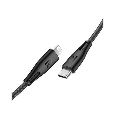 RAVPower Type-C to Lightning Cable 2m Nylon Black - Future Store