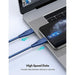 RAVPower Type-C to Lightning Cable 2m Nylon Blue - Future Store