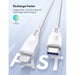 RAVPower Type-C to Lightning Cable 2m Nylon White - Future Store