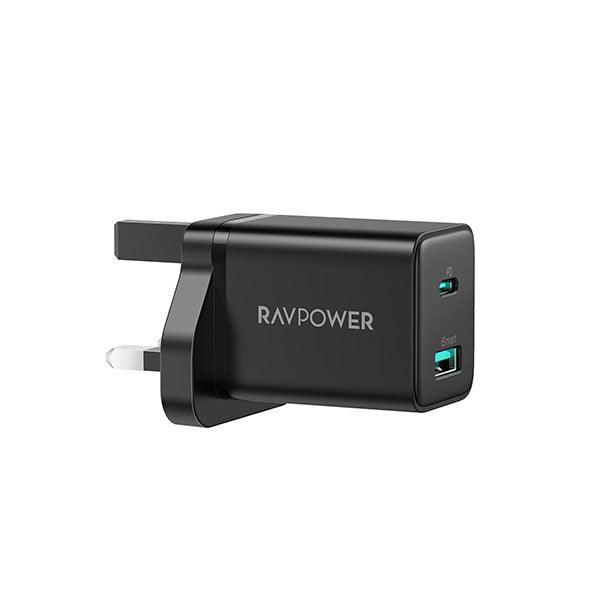 Ravpower 30W PD Wall Charger Black - Future Store