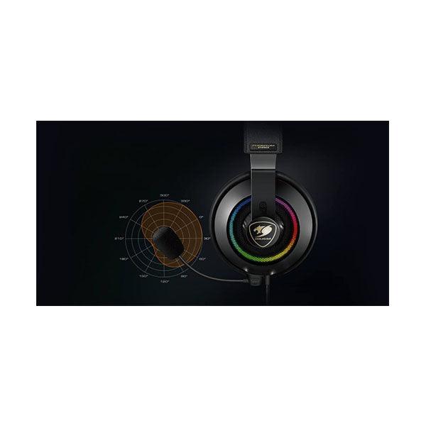 Cougar Phontum Pro Headset 7.1 Surround Sound - Black - Future Store