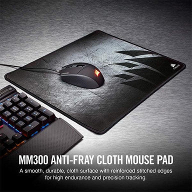 Corsair MM300 Anti-Fray Cloth Gaming Mouse Pad - Future Store