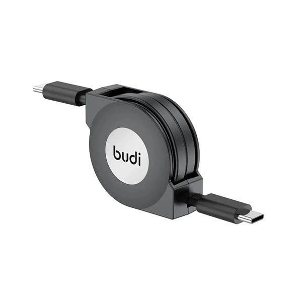 Budi Retractable USB-C to USB-C Cable PD 65W 1 meter - Future Store