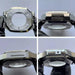Apple watch Series 7/6 41/40 MM Luxury Silver Watch case Black Strap - Future Store